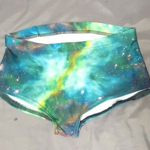 Cosmic Booty Yoga Shorts